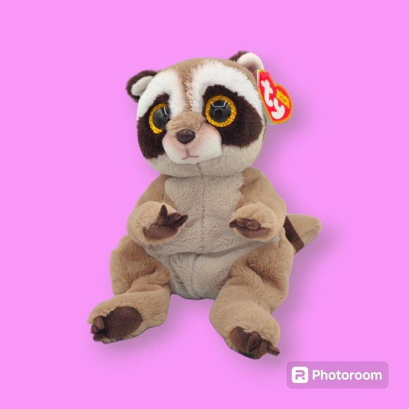 Ty Beanie Baby Bellies Petey the Raccoon Plush Stuffed Toy - Picture 1 of 6
